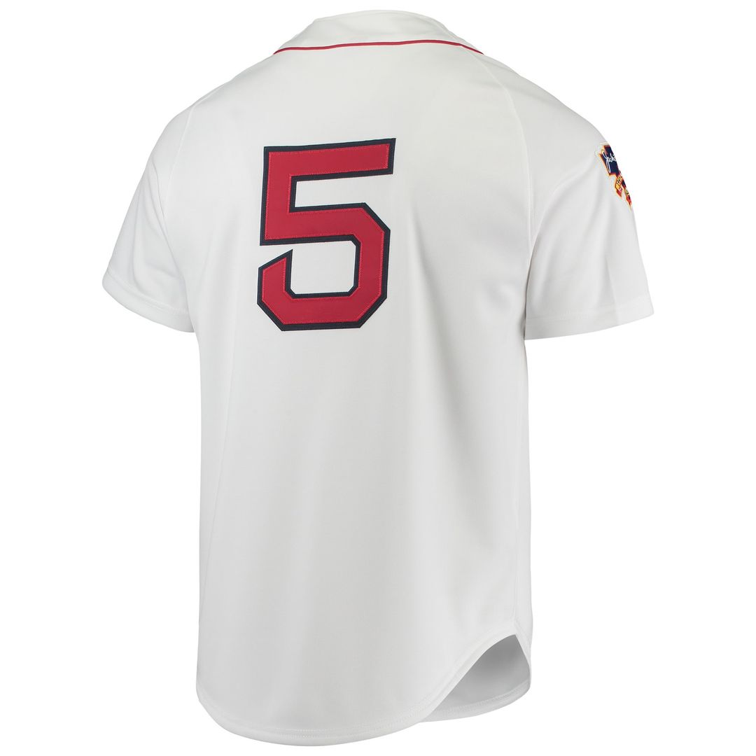 Boston Red Sox Nomar Garciaparra Mitchell & Ness 1997 Cooperstown Authentic Jersey - White Team Jersey Sports Fan Apparel