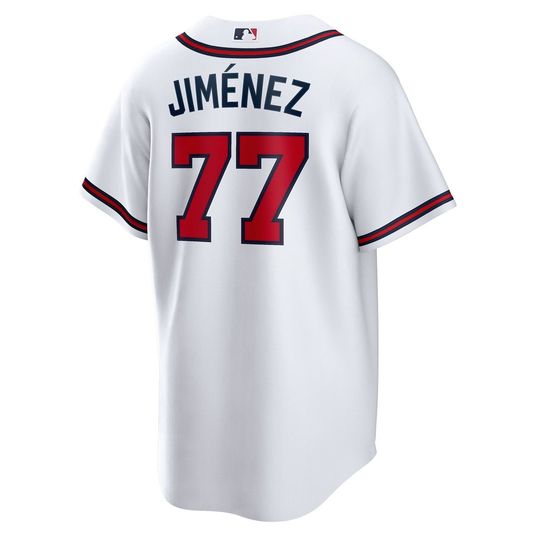 Atlanta Braves Joe Jiménez Nike Home Replica Player Jersey - White Team Jersey Sports Fan Apparel