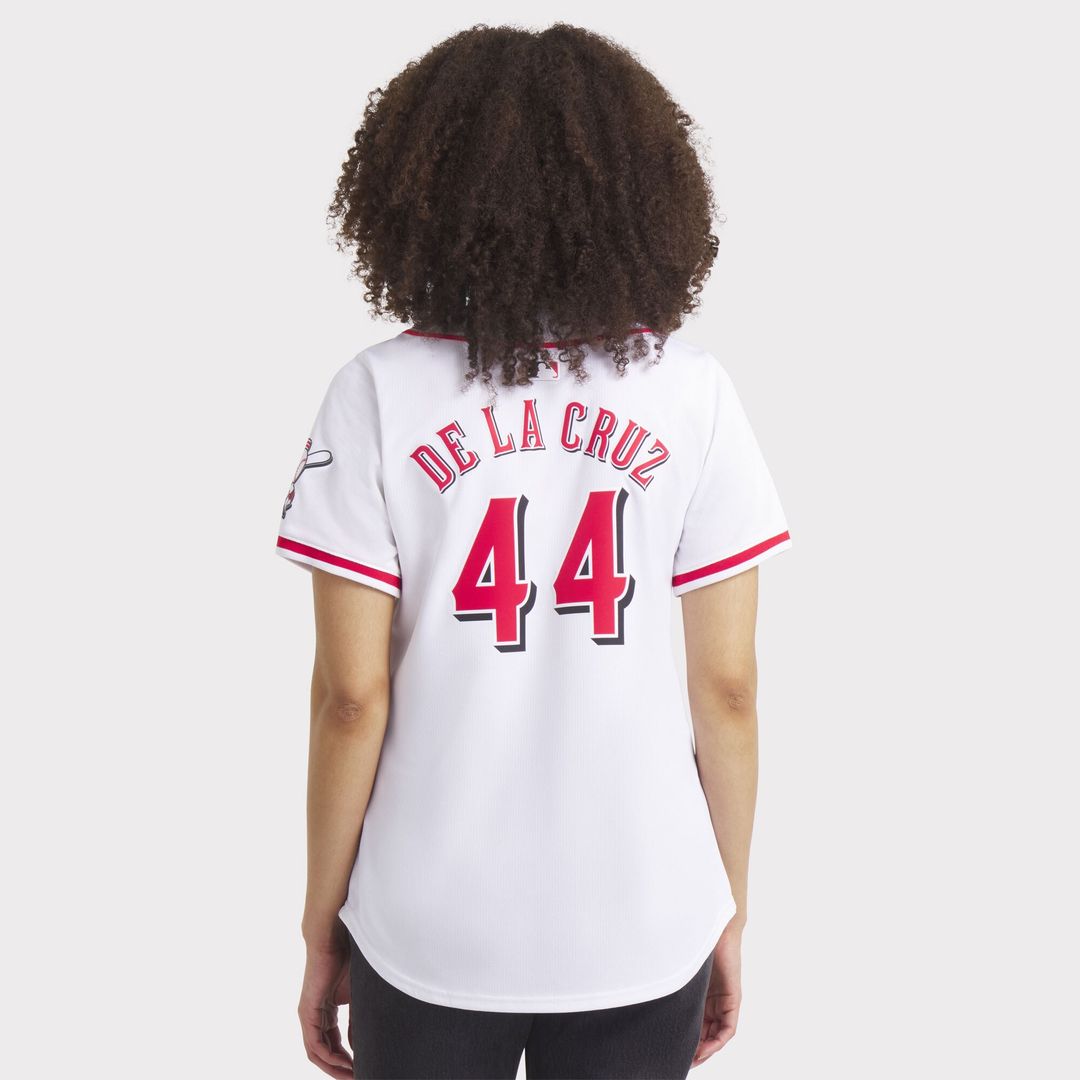 Cincinnati Reds Elly De La Cruz Nike Women's Home Limited Player Jersey - White Team Jersey Sports Fan Apparel