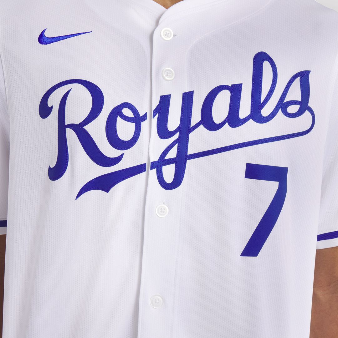 Kansas City Royals Bobby Witt Jr. Nike Home Limited Player Jersey - White Team Jersey Sports Fan Apparel