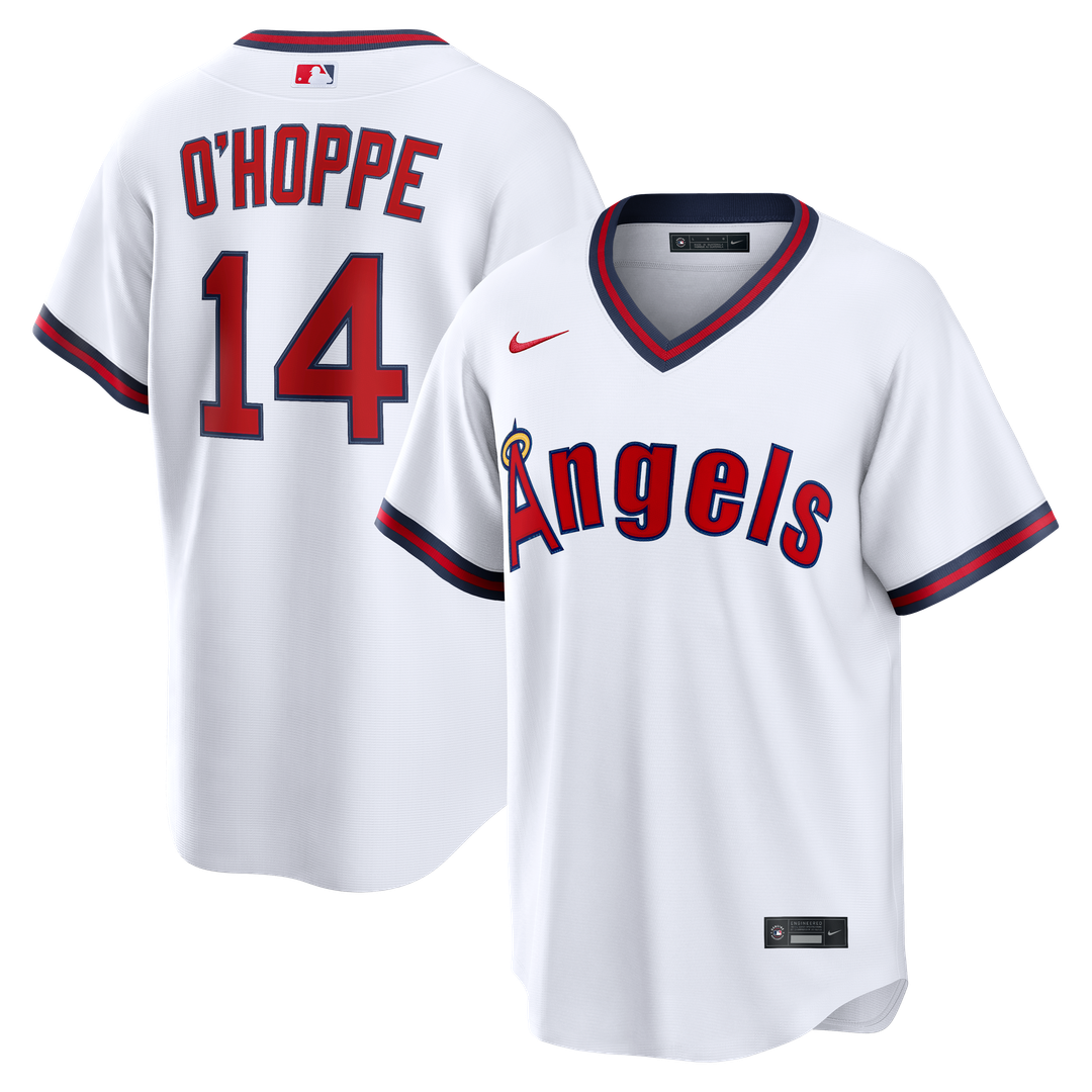 Los Angeles Angels Logan O'Hoppe Nike Alternate Replica Jersey - White Team Jersey Sports Fan Apparel