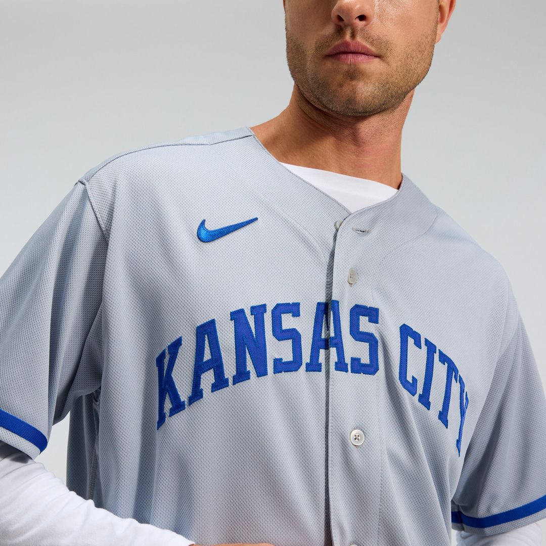 Kansas City Royals Nike 2022 Road Authentic Jersey - Gray Team Jersey Sports Fan Apparel