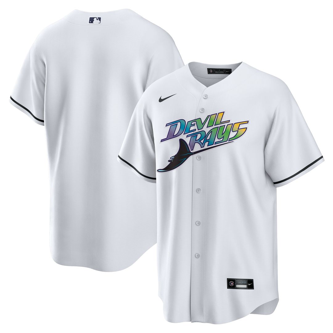 Tampa Bay Rays Nike Home Replica Team Jersey - White Team Jersey Sports Fan Apparel