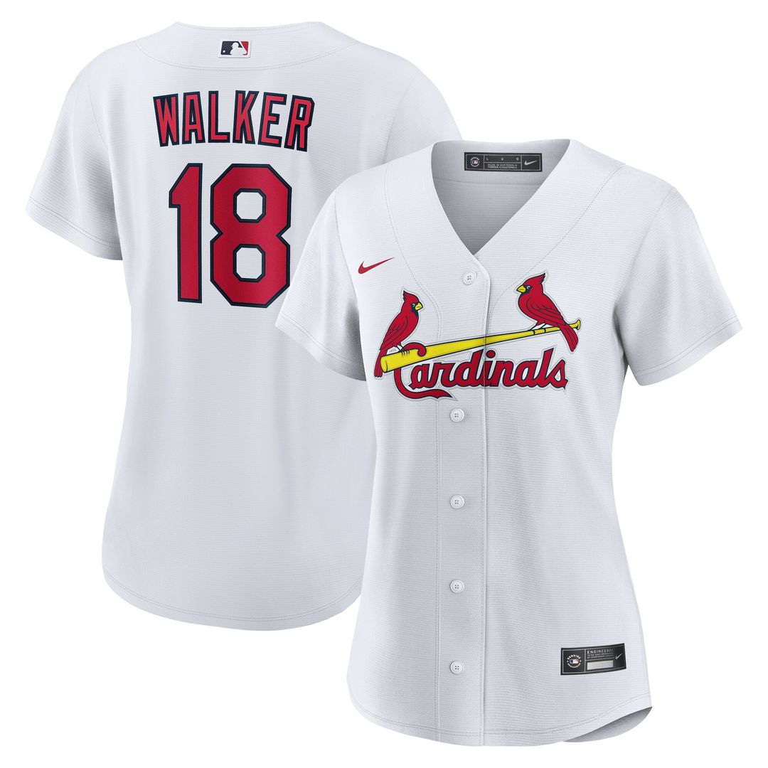 St. Louis Cardinals Jordan Walker Nike Women's Home Replica Jersey - White Team Jersey Sports Fan Apparel