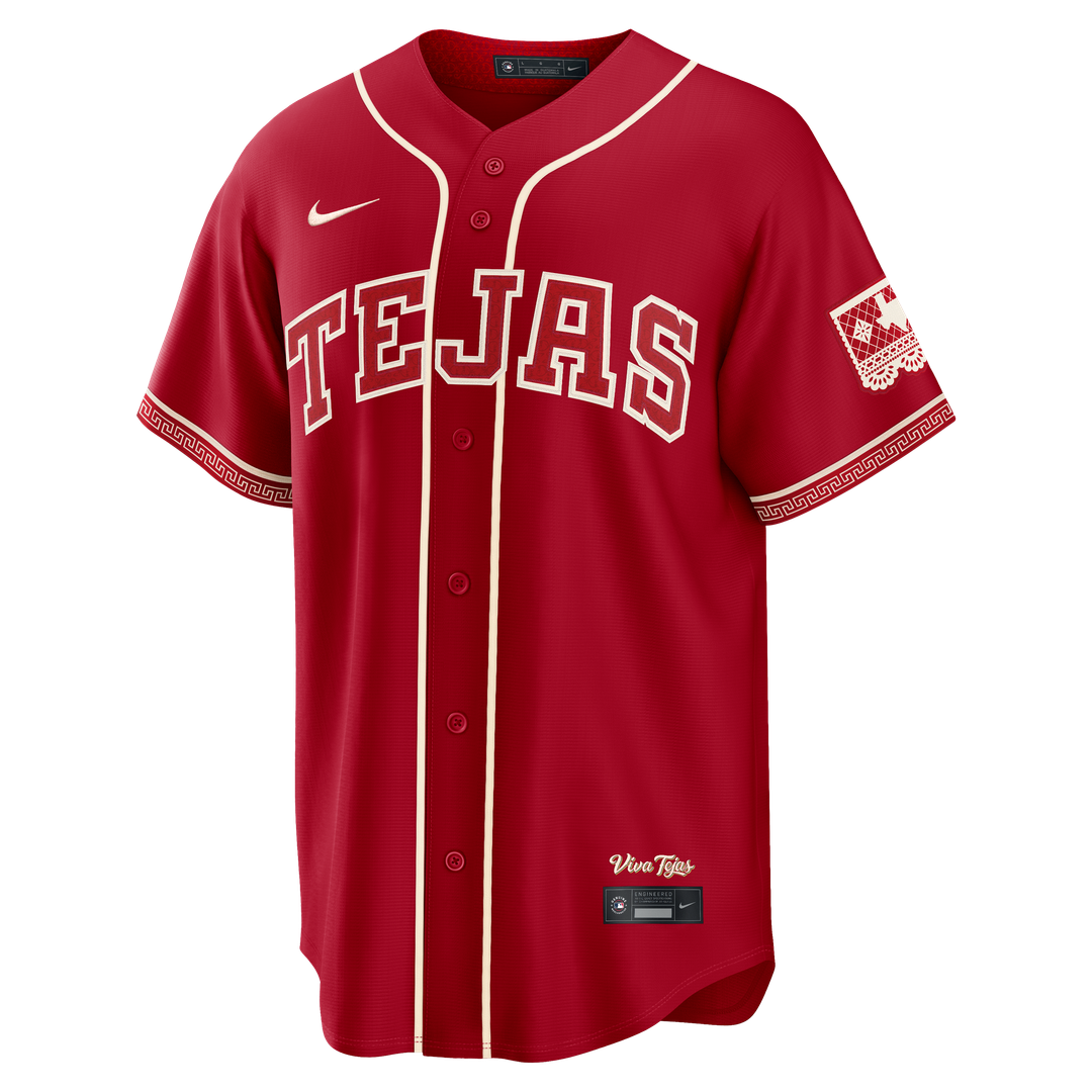 Texas Rangers Joc Pederson Nike 2026 City Connect Stadium Jersey - Red Team Jersey Sports Fan Apparel