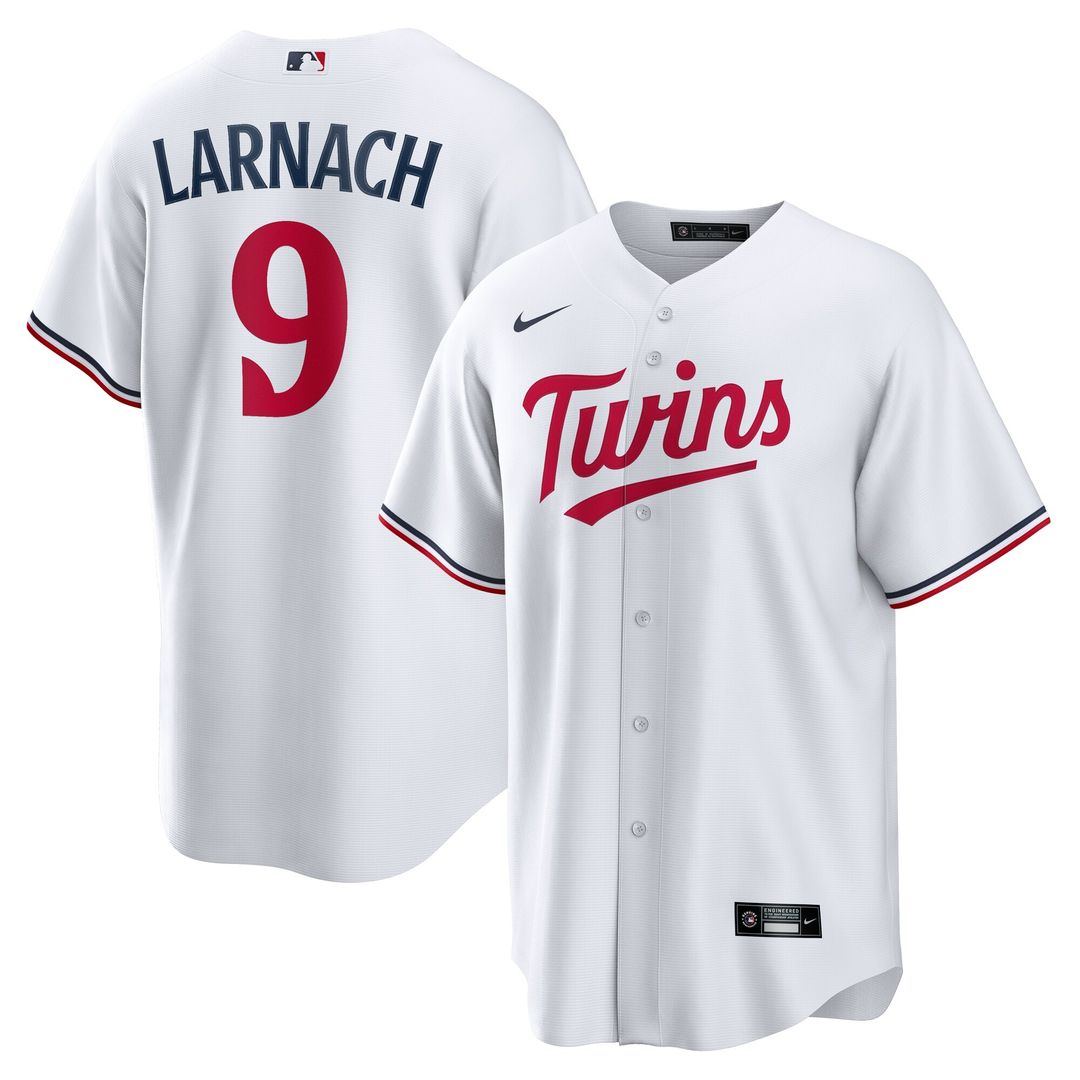 Minnesota Twins Trevor Larnach Nike Home Replica Jersey - White Team Jersey Sports Fan Apparel