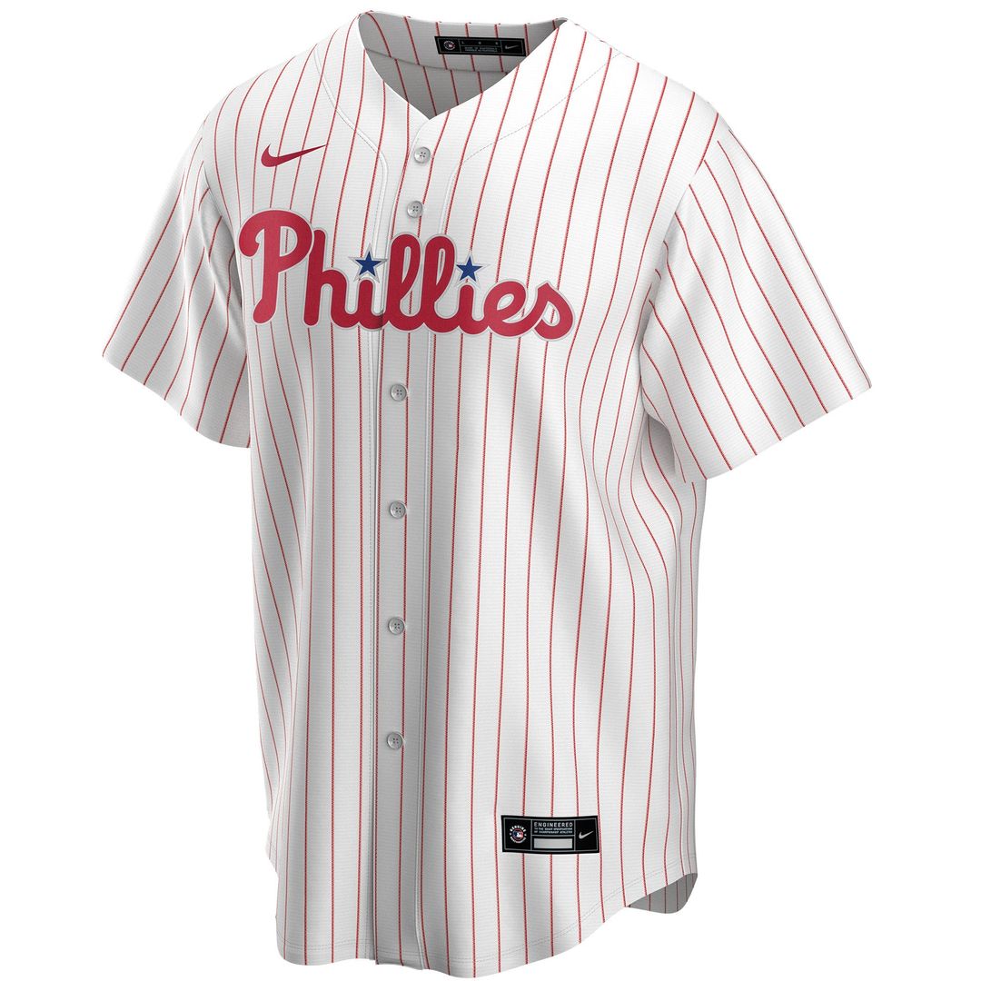 Philadelphia Phillies Nike Home Replica Custom Jersey - White Team Jersey Sports Fan Apparel