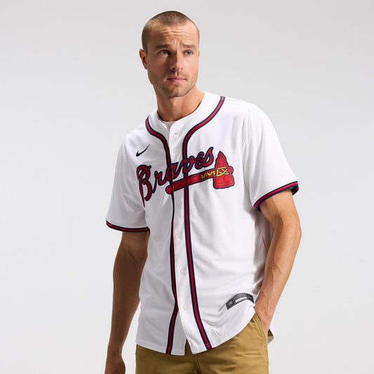 Atlanta Braves Nike Home Limited Jersey - White Team Jersey Sports Fan Apparel