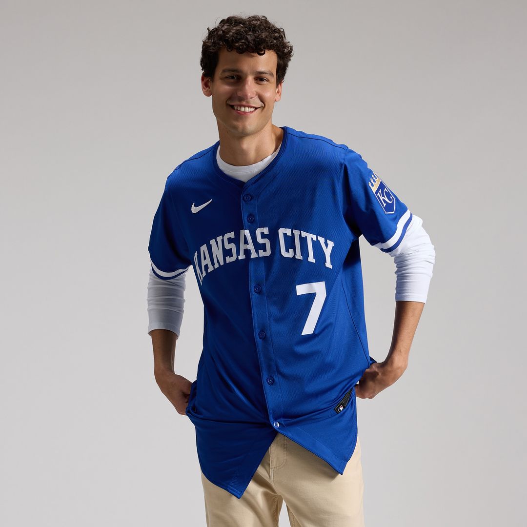 Kansas City Royals Bobby Witt Jr. Nike Home ElitePlayer Jersey - White Team Jersey Sports Fan Apparel