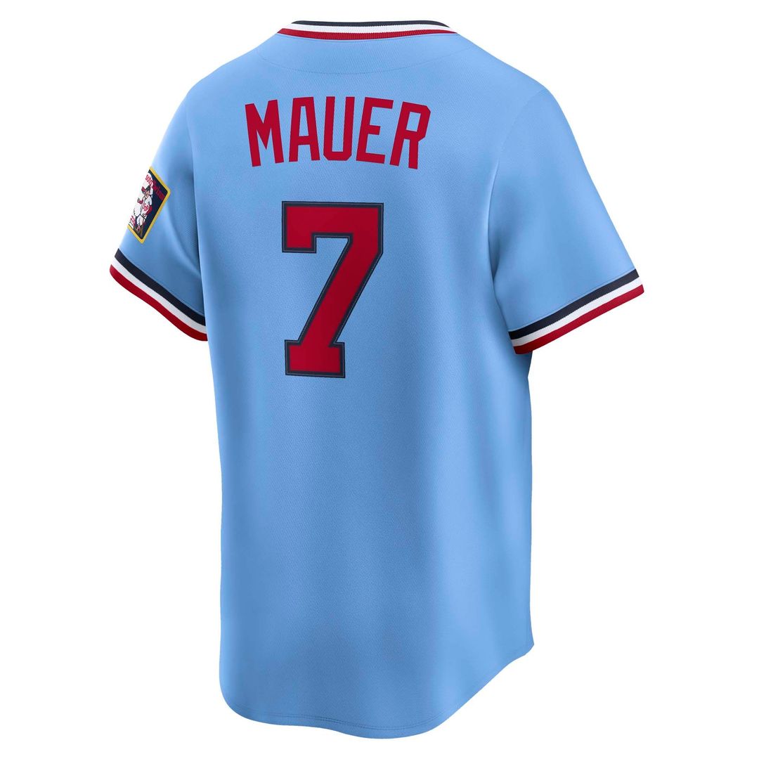 Minnesota Twins Joe Mauer Nike Throwback Cooperstown Limited Jersey - Light Blue Team Jersey Sports Fan Apparel