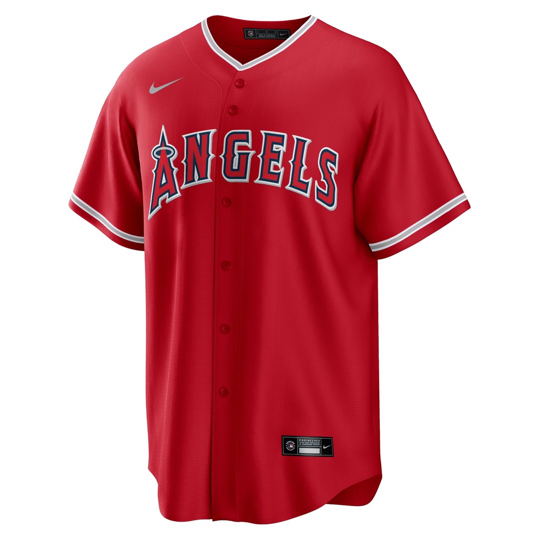 Los Angeles Angels Nike Home Replica Team Jersey - White Team Jersey Sports Fan Apparel