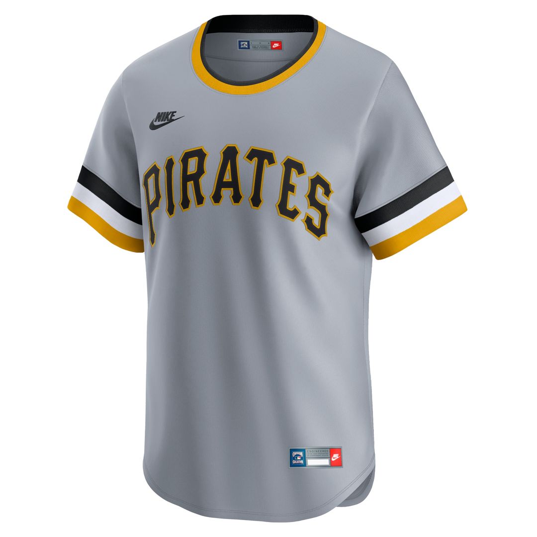 Pittsburgh Pirates Nike Cooperstown Limited Jersey - Gray Team Jersey Sports Fan Apparel