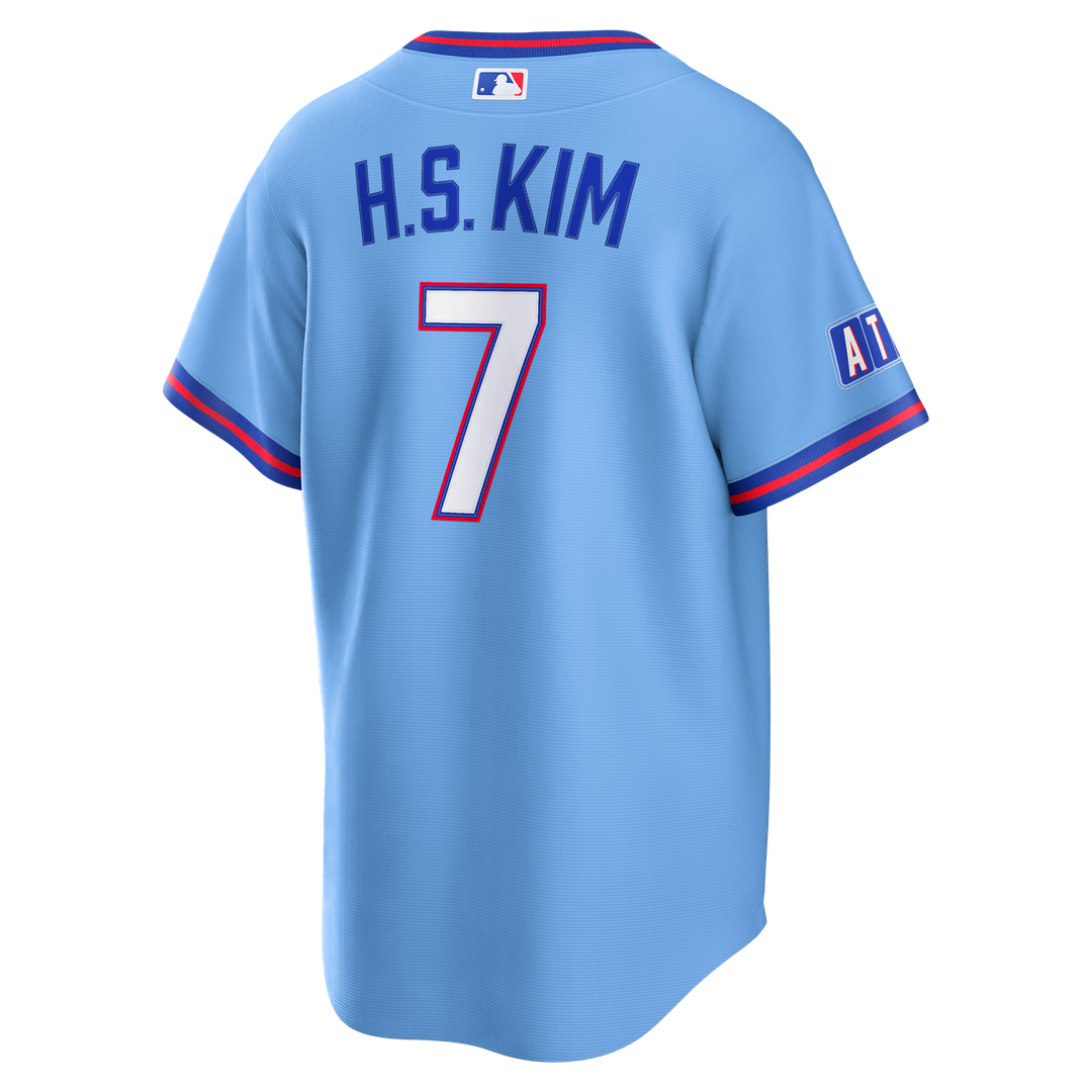 Atlanta Braves Ha - Seong Kim Nike 2026 City Connect Stadium Jersey - Powder Blue Team Jersey Sports Fan Apparel