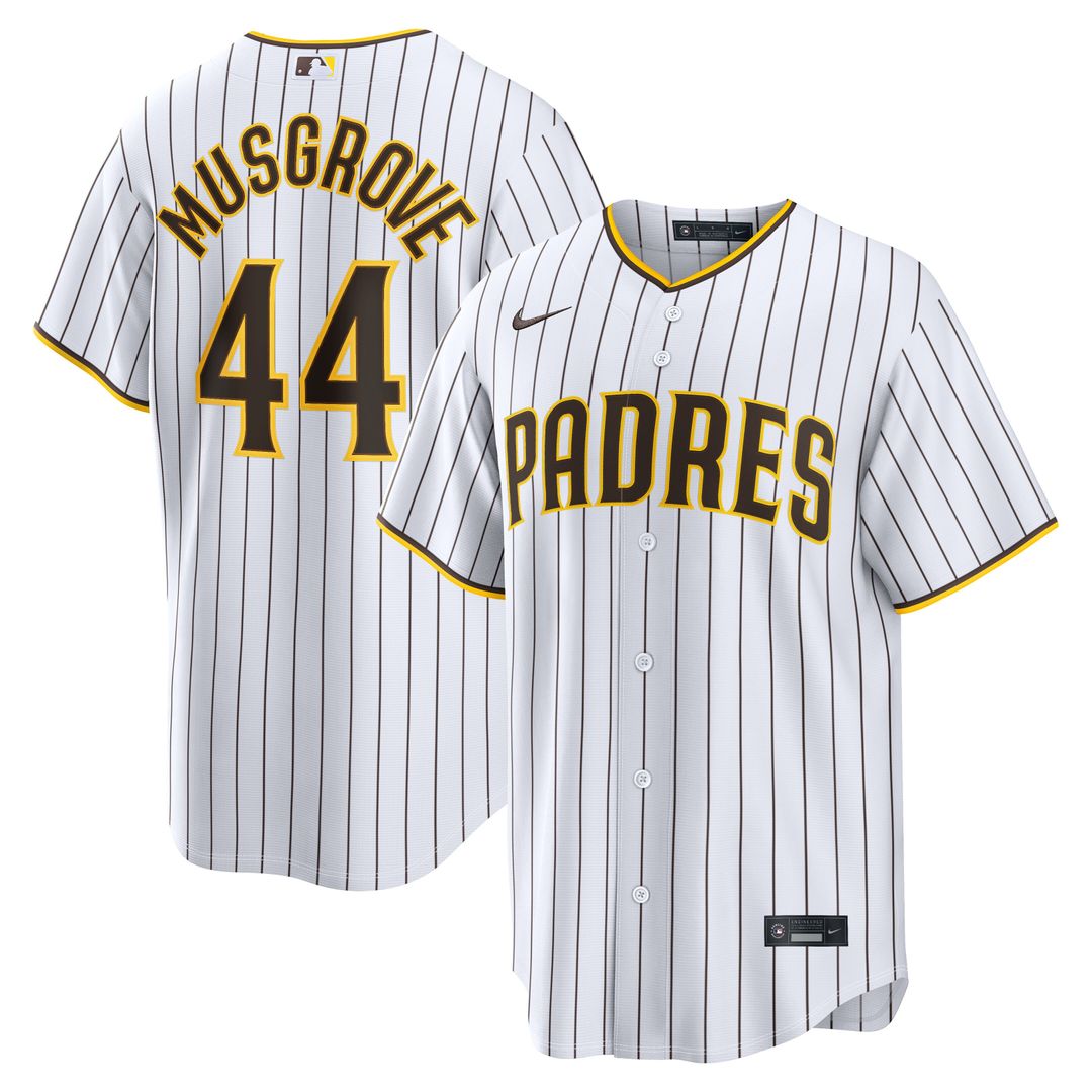 San Diego Padres Joe Musgrove Nike Home Replica Jersey - White Team Jersey Sports Fan Apparel