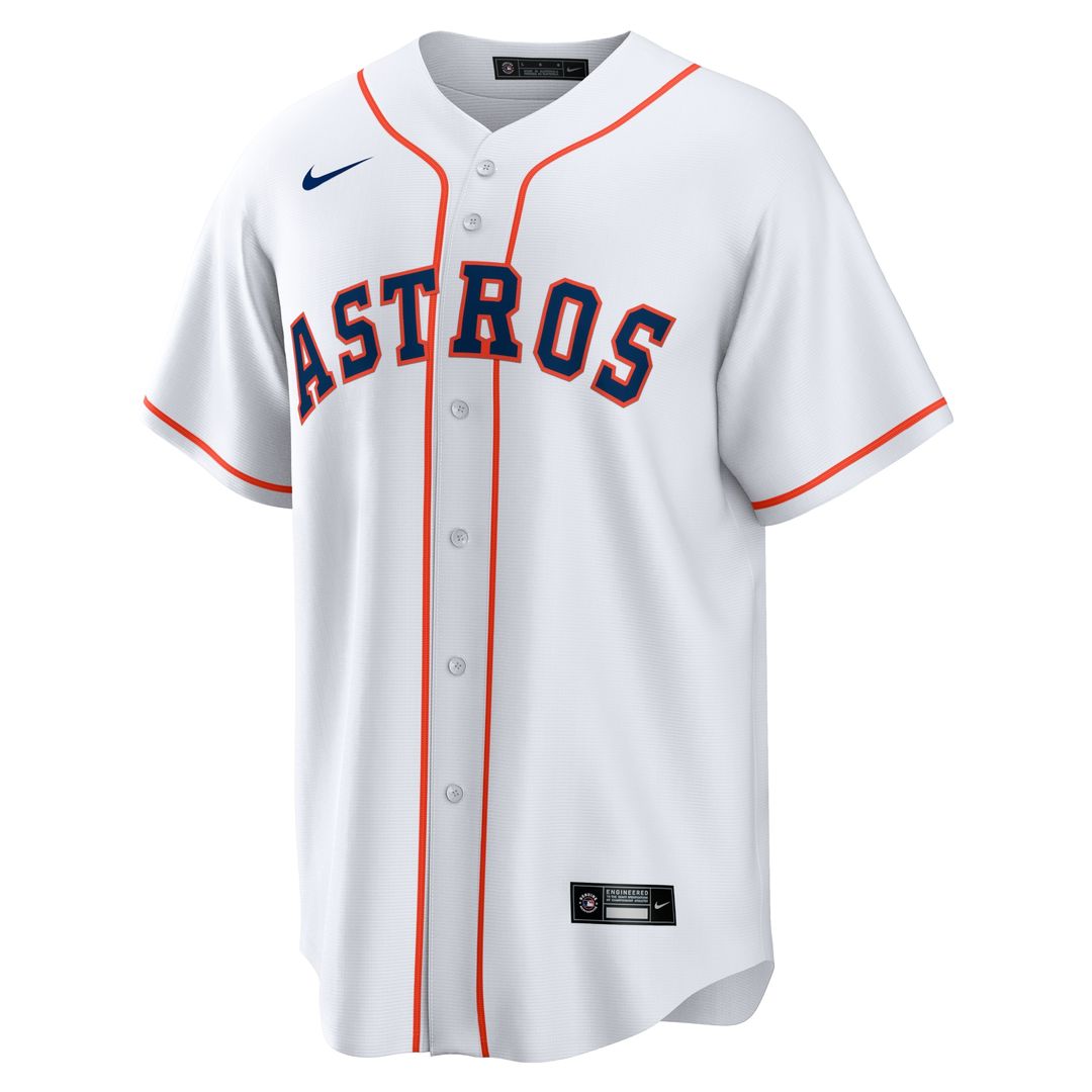 Houston Astros Jose Altuve Nike Home Replica Player Name Jersey - White Team Jersey Sports Fan Apparel