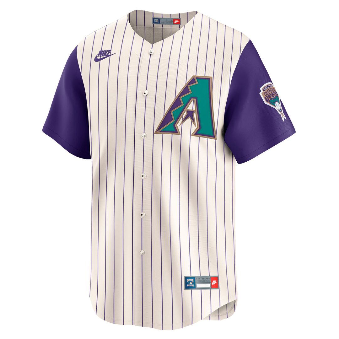 Arizona Diamondbacks Luis Gonzalez Nike Throwback Cooperstown Limited Jersey - Cream Team Jersey Sports Fan Apparel