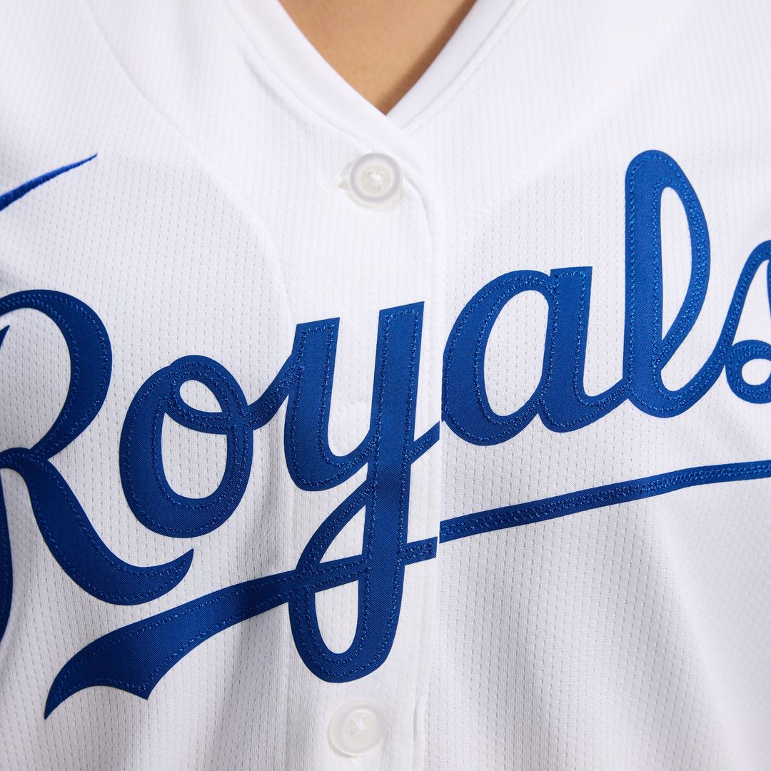 Kansas City Royals Nike Women's Home Limited Jersey - White Team Jersey Sports Fan Apparel