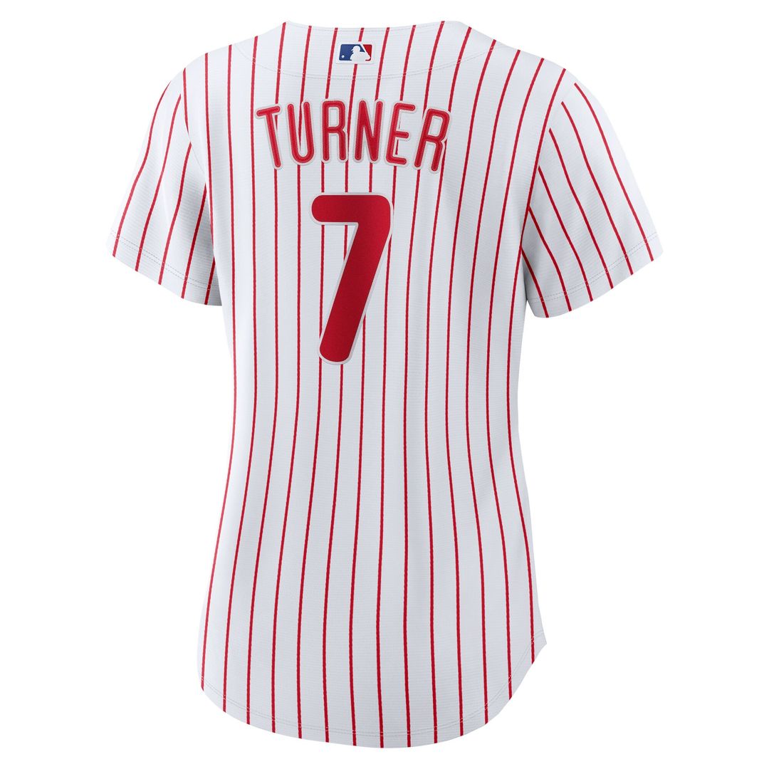 Philadelphia Phillies Trea Turner Nike Women's Home Replica Player Jersey - White Team Jersey Sports Fan Apparel