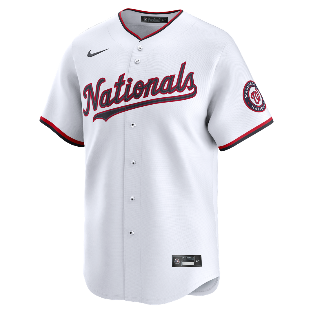 Washington Nationals Nike Home Limited Jersey - White Team Jersey Sports Fan Apparel