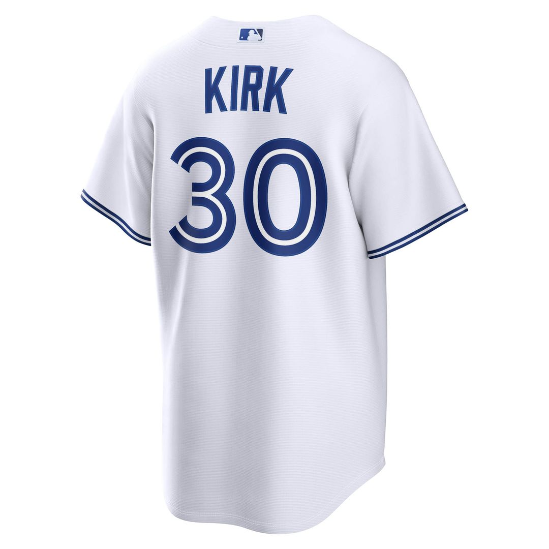Toronto Blue Jays Alejandro Kirk Nike Home Replica Jersey - White Team Jersey Sports Fan Apparel