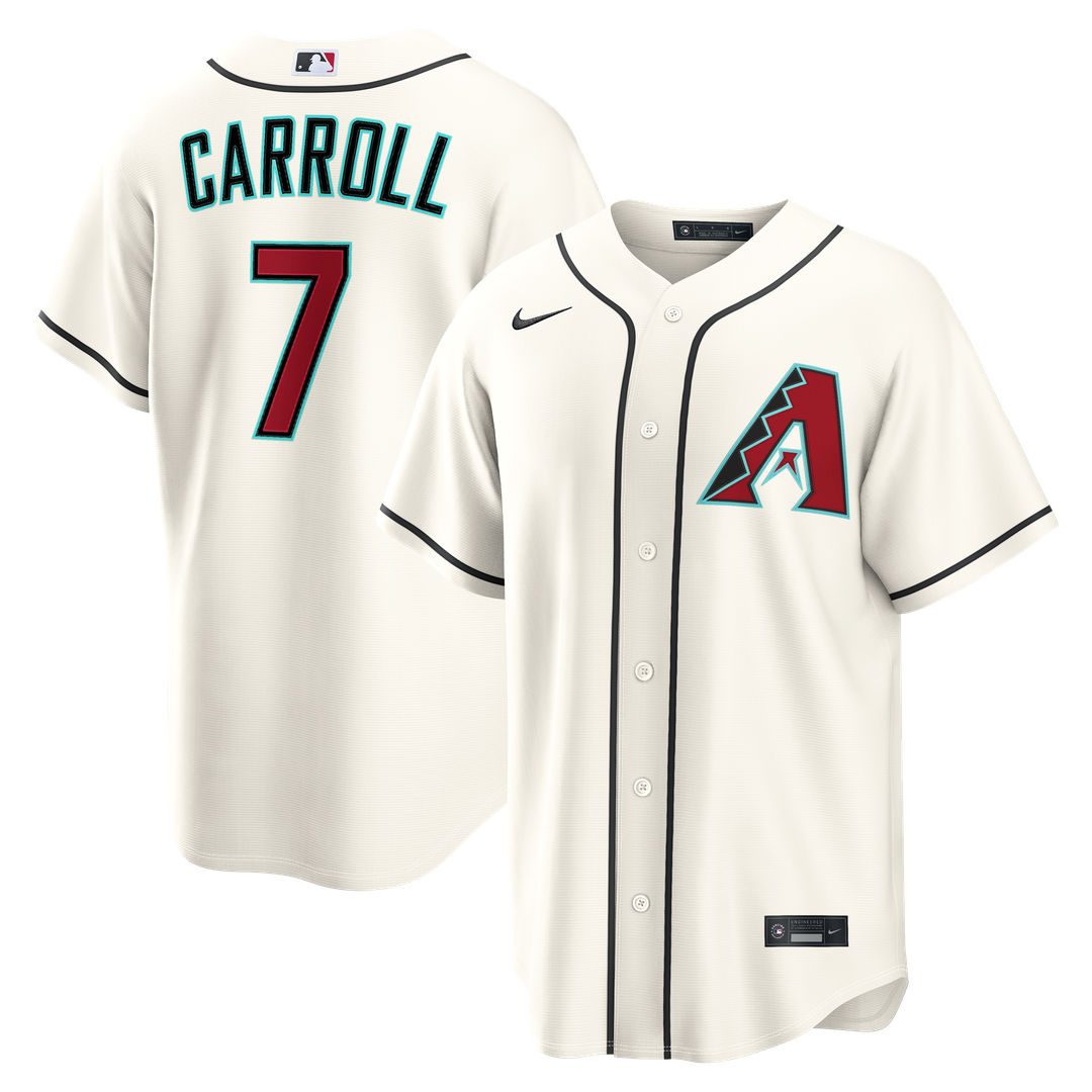 Arizona Diamondbacks Corbin Carroll Nike Home Replica Jersey - Cream Team Jersey Sports Fan Apparel