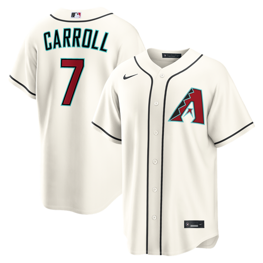 Arizona Diamondbacks Corbin Carroll Nike Home Replica Jersey - Cream Team Jersey Sports Fan Apparel