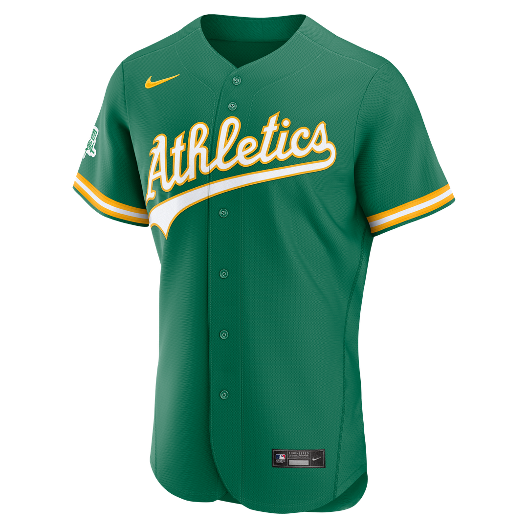 Athletics Nike Alternate Authentic Jersey - Green Team Jersey Sports Fan Apparel