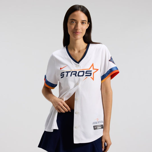 Houston Astros Nike Women's 2025 City Connect Limited Jersey - White Team Jersey Sports Fan Apparel