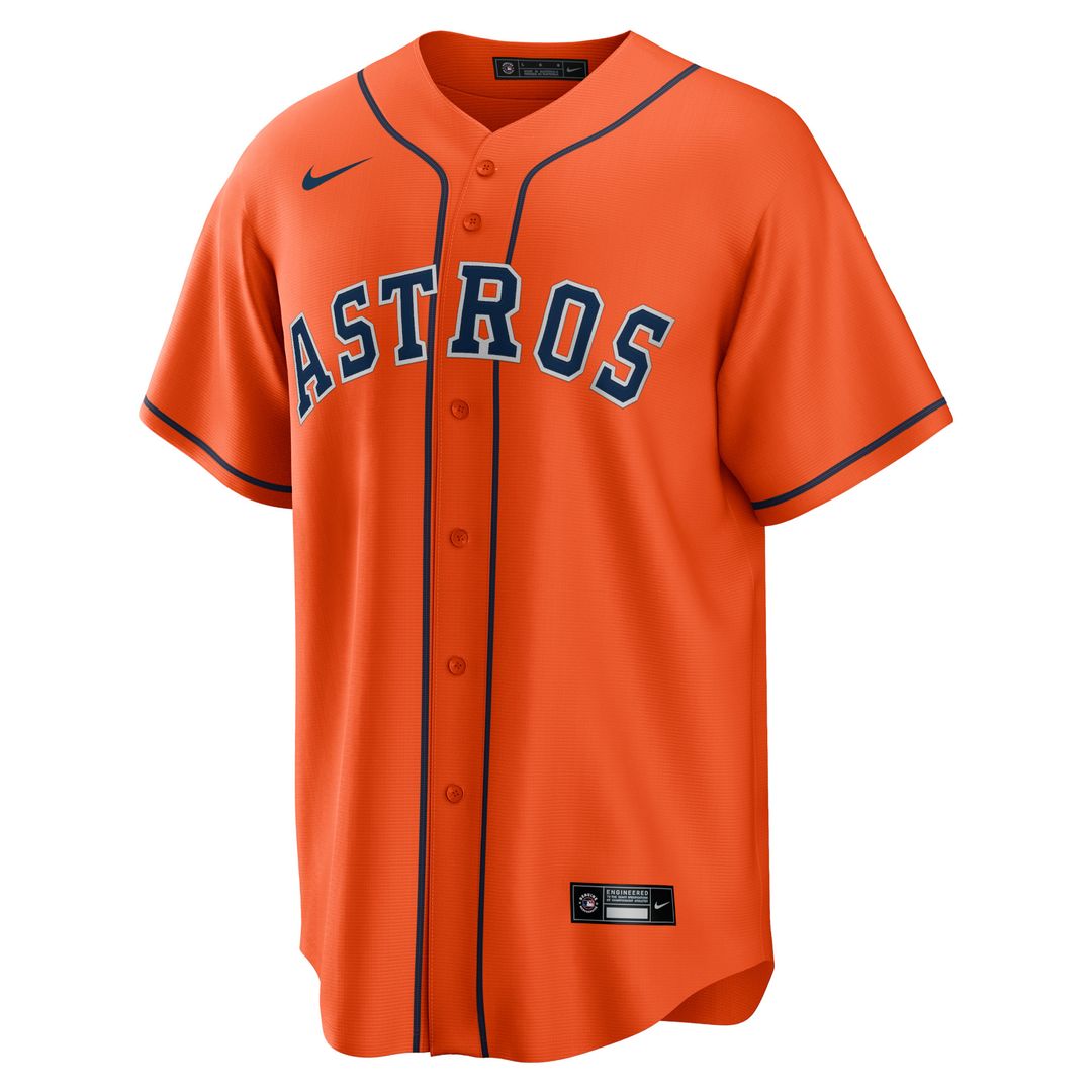Houston Astros Yordan Álvarez Nike Alternate Replica Player Jersey - Orange Team Jersey Sports Fan Apparel