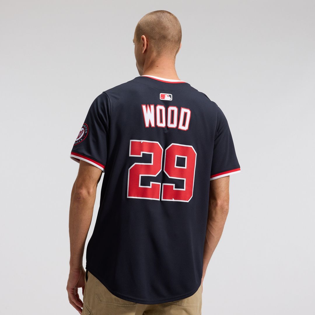 Washington Nationals James Wood Nike Alternate Limited Player Jersey - Navy Team Jersey Sports Fan Apparel