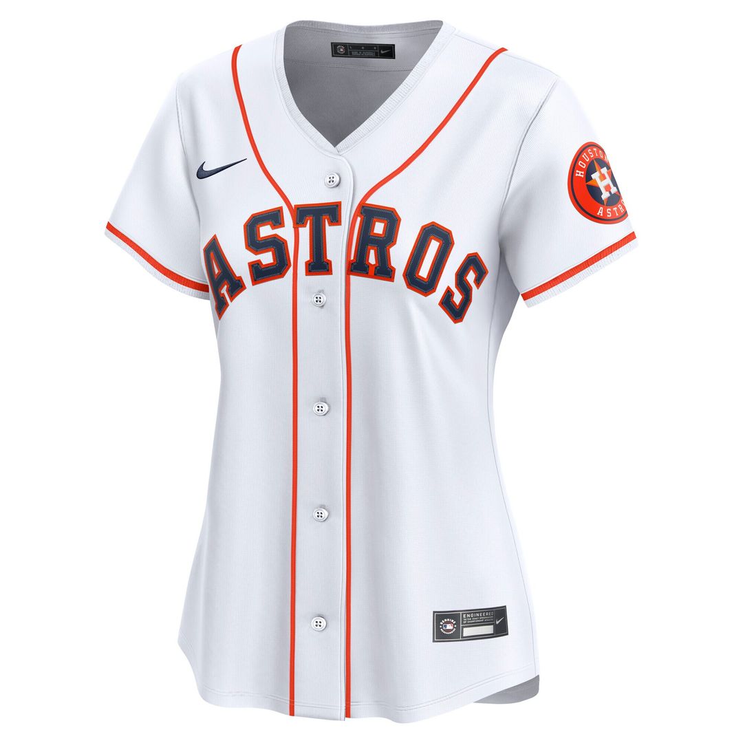 Houston Astros Nike Home Women's Limited Jersey - White Team Jersey Sports Fan Apparel